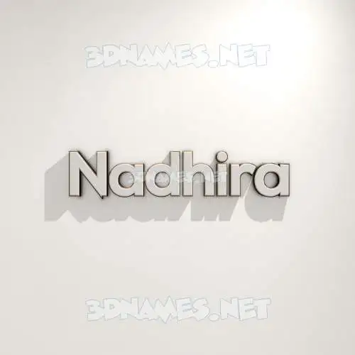 nadhira in White Logo Warm style - 3D name wallpaper nadhira in White Logo Warm style - 3D name wallpaper