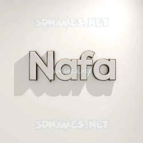 nafa in White Logo Warm style - 3D name wallpaper nafa in White Logo Warm style - 3D name wallpaper