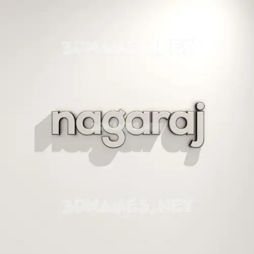 nagaraj in White Logo Warm style - 3D name wallpaper