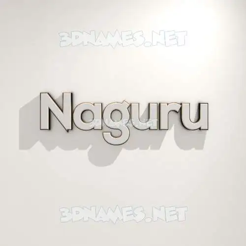naguru in White Logo Warm style - 3D name wallpaper naguru in White Logo Warm style - 3D name wallpaper