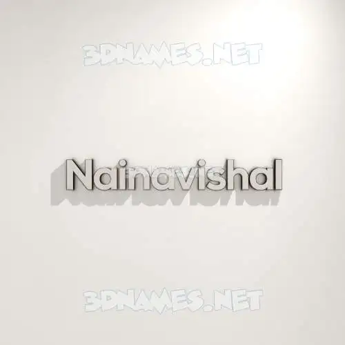 nainavishal in White Logo Warm style - 3D name wallpaper nainavishal in White Logo Warm style - 3D name wallpaper