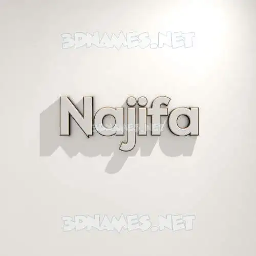 najifa in White Logo Warm style - 3D name wallpaper najifa in White Logo Warm style - 3D name wallpaper