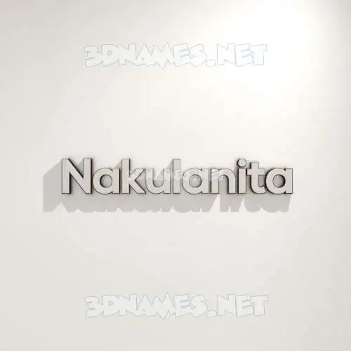 nakulanita in White Logo Warm style - 3D name wallpaper nakulanita in White Logo Warm style - 3D name wallpaper