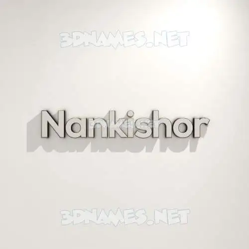 nankishor in White Logo Warm style - 3D name wallpaper nankishor in White Logo Warm style - 3D name wallpaper