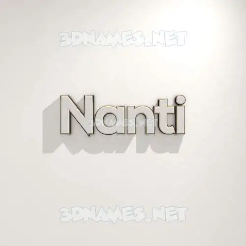 nanti in White Logo Warm style - 3D name wallpaper nanti in White Logo Warm style - 3D name wallpaper