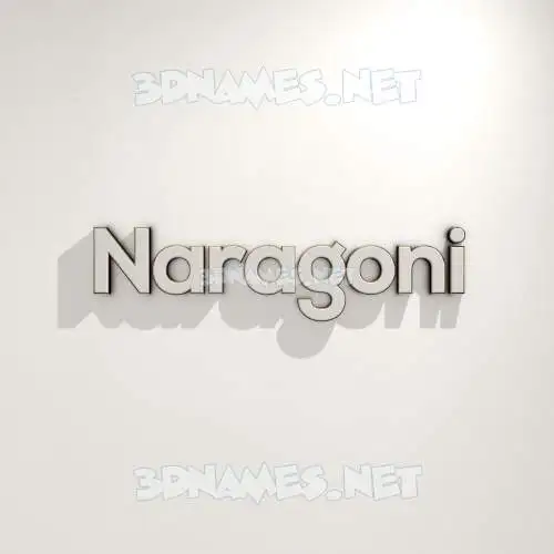 naragoni in White Logo Warm style - 3D name wallpaper naragoni in White Logo Warm style - 3D name wallpaper