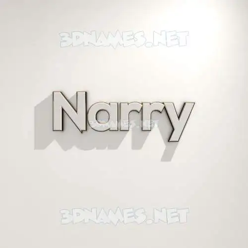 narry in White Logo Warm style - 3D name wallpaper narry in White Logo Warm style - 3D name wallpaper