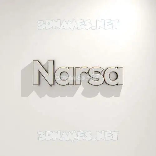 narsa in White Logo Warm style - 3D name wallpaper narsa in White Logo Warm style - 3D name wallpaper