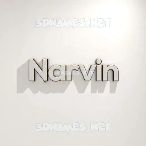 narvin in White Logo Warm style - 3D name wallpaper narvin in White Logo Warm style - 3D name wallpaper
