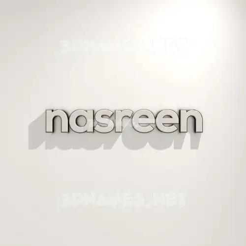 nasreen in White Logo Warm style - 3D name wallpaper nasreen in White Logo Warm style - 3D name wallpaper