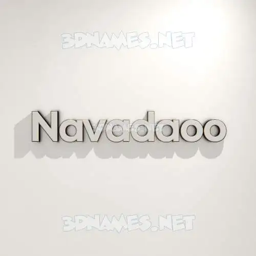 navadaoo in White Logo Warm style - 3D name wallpaper navadaoo in White Logo Warm style - 3D name wallpaper