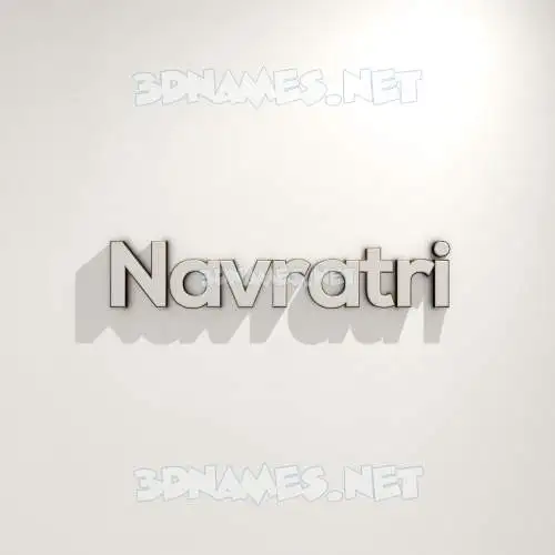 navratri in White Logo Warm style - 3D name wallpaper navratri in White Logo Warm style - 3D name wallpaper