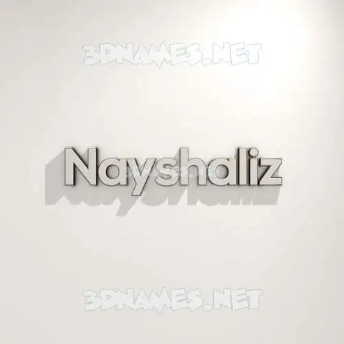 nayshaliz in White Logo Warm style - 3D name wallpaper nayshaliz in White Logo Warm style - 3D name wallpaper