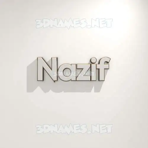 nazif in White Logo Warm style - 3D name wallpaper nazif in White Logo Warm style - 3D name wallpaper