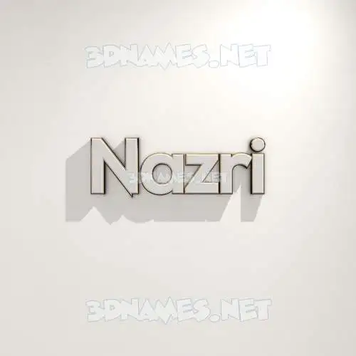 nazri in White Logo Warm style - 3D name wallpaper nazri in White Logo Warm style - 3D name wallpaper