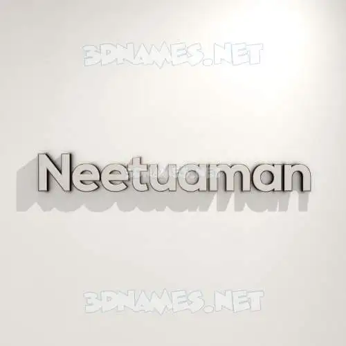 neetuaman in White Logo Warm style - 3D name wallpaper neetuaman in White Logo Warm style - 3D name wallpaper