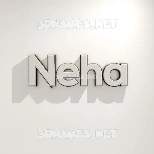 neha in White Logo Warm style - 3D name wallpaper neha in White Logo Warm style - 3D name wallpaper