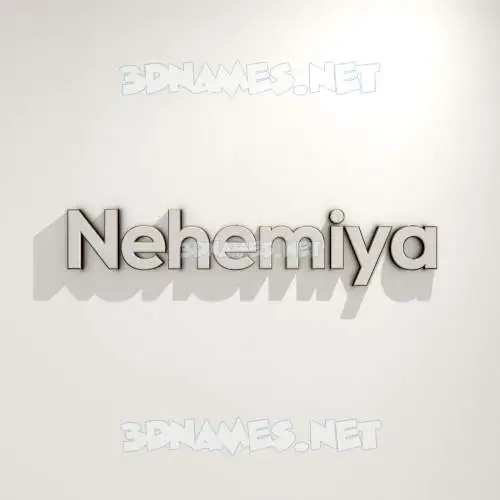 nehemiya in White Logo Warm style - 3D name wallpaper nehemiya in White Logo Warm style - 3D name wallpaper