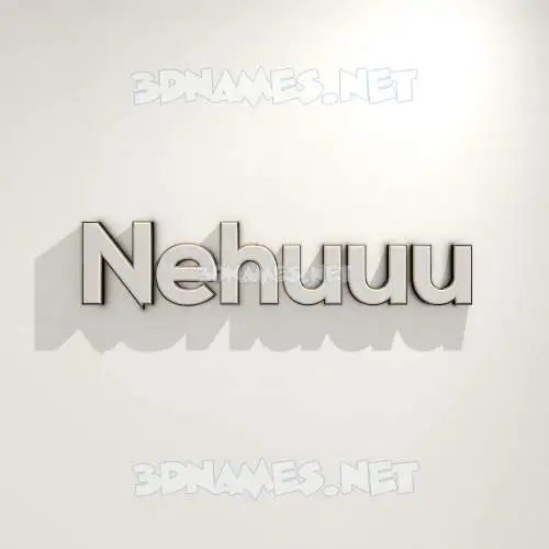 nehuuu in White Logo Warm style - 3D name wallpaper nehuuu in White Logo Warm style - 3D name wallpaper