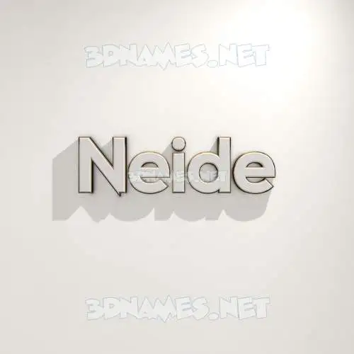 neide in White Logo Warm style - 3D name wallpaper neide in White Logo Warm style - 3D name wallpaper