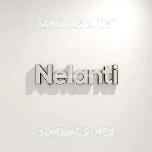 nelanti in White Logo Warm style - 3D name wallpaper nelanti in White Logo Warm style - 3D name wallpaper