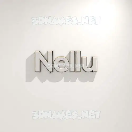 nellu in White Logo Warm style - 3D name wallpaper nellu in White Logo Warm style - 3D name wallpaper