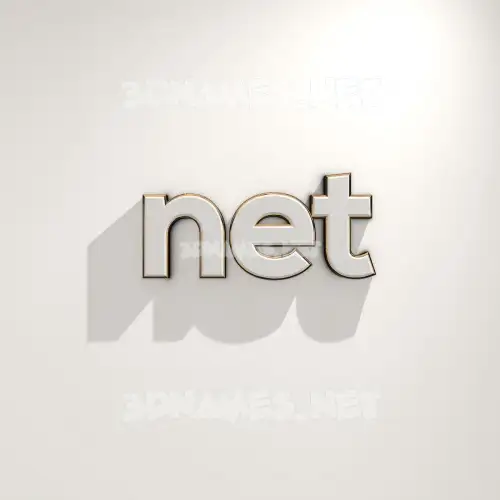 net in White Logo Warm style - 3D name wallpaper net in White Logo Warm style - 3D name wallpaper
