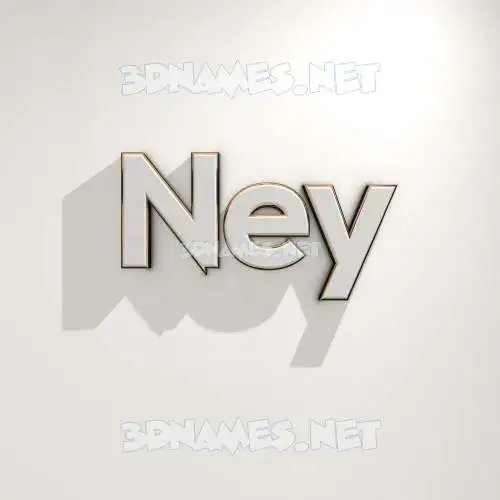 ney in White Logo Warm style - 3D name wallpaper ney in White Logo Warm style - 3D name wallpaper