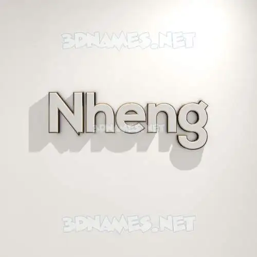 nheng in White Logo Warm style - 3D name wallpaper nheng in White Logo Warm style - 3D name wallpaper