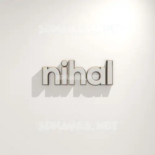 nihal in White Logo Warm style - 3D name wallpaper nihal in White Logo Warm style - 3D name wallpaper