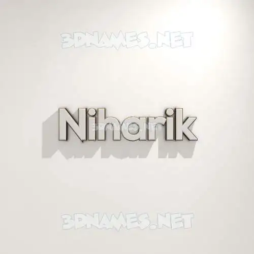 niharik in White Logo Warm style - 3D name wallpaper niharik in White Logo Warm style - 3D name wallpaper