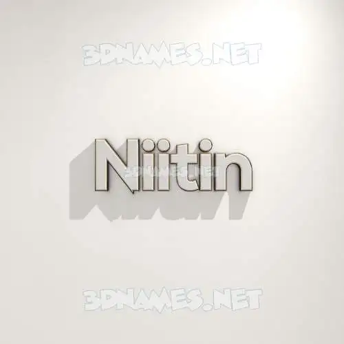 niitin in White Logo Warm style - 3D name wallpaper niitin in White Logo Warm style - 3D name wallpaper