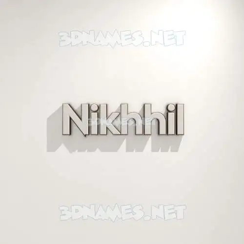 nikhhil in White Logo Warm style - 3D name wallpaper nikhhil in White Logo Warm style - 3D name wallpaper