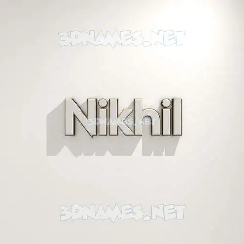 nikhil in White Logo Warm style - 3D name wallpaper nikhil in White Logo Warm style - 3D name wallpaper