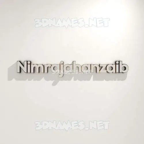 nimrajahanzaib in White Logo Warm style - 3D name wallpaper nimrajahanzaib in White Logo Warm style - 3D name wallpaper