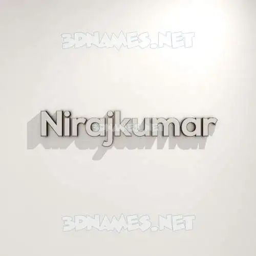 nirajkumar in White Logo Warm style - 3D name wallpaper nirajkumar in White Logo Warm style - 3D name wallpaper