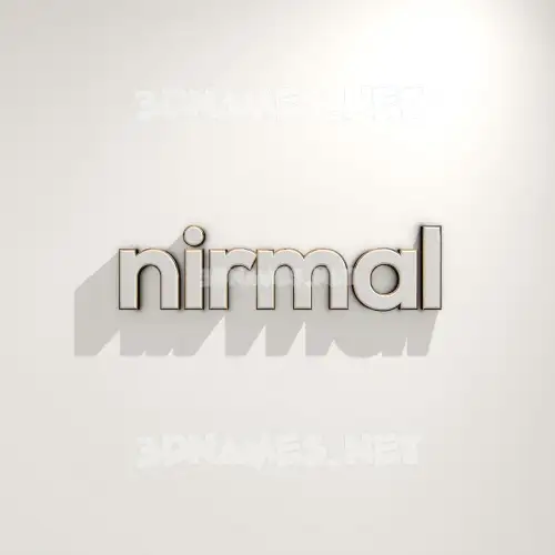 nirmal in White Logo Warm style - 3D name wallpaper nirmal in White Logo Warm style - 3D name wallpaper