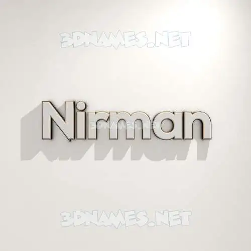 nirman in White Logo Warm style - 3D name wallpaper nirman in White Logo Warm style - 3D name wallpaper