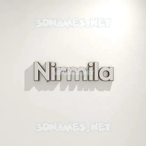 nirmila in White Logo Warm style - 3D name wallpaper nirmila in White Logo Warm style - 3D name wallpaper