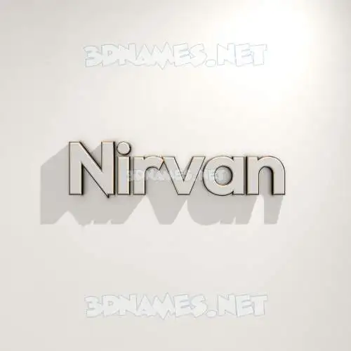 nirvan in White Logo Warm style - 3D name wallpaper nirvan in White Logo Warm style - 3D name wallpaper