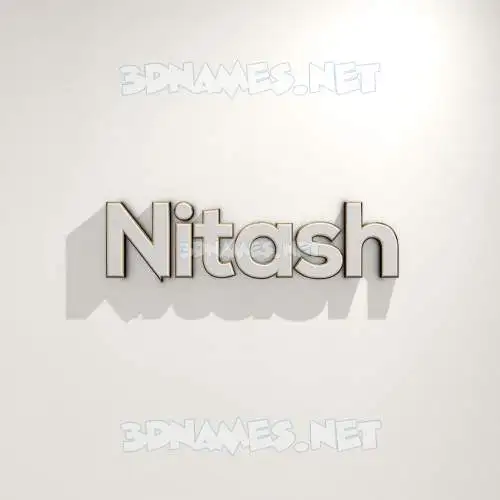 nitash in White Logo Warm style - 3D name wallpaper nitash in White Logo Warm style - 3D name wallpaper