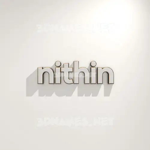 nithin in White Logo Warm style - 3D name wallpaper nithin in White Logo Warm style - 3D name wallpaper