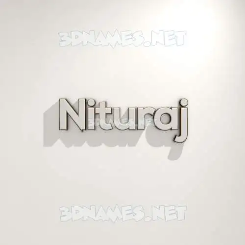 nituraj in White Logo Warm style - 3D name wallpaper nituraj in White Logo Warm style - 3D name wallpaper
