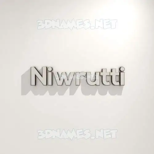 niwrutti in White Logo Warm style - 3D name wallpaper niwrutti in White Logo Warm style - 3D name wallpaper