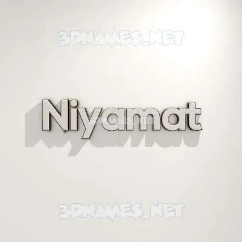 niyamat in White Logo Warm style - 3D name wallpaper niyamat in White Logo Warm style - 3D name wallpaper