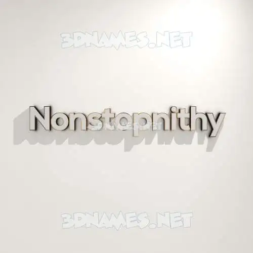 nonstopnithy in White Logo Warm style - 3D name wallpaper nonstopnithy in White Logo Warm style - 3D name wallpaper