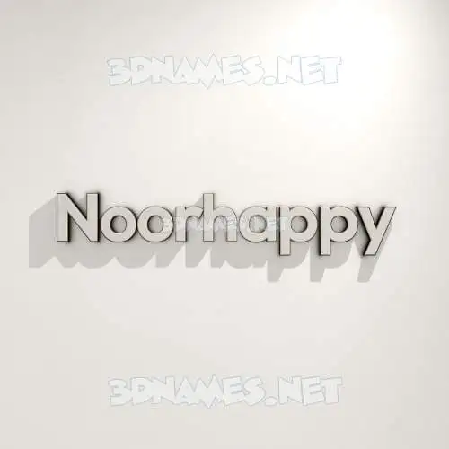 noorhappy in White Logo Warm style - 3D name wallpaper noorhappy in White Logo Warm style - 3D name wallpaper