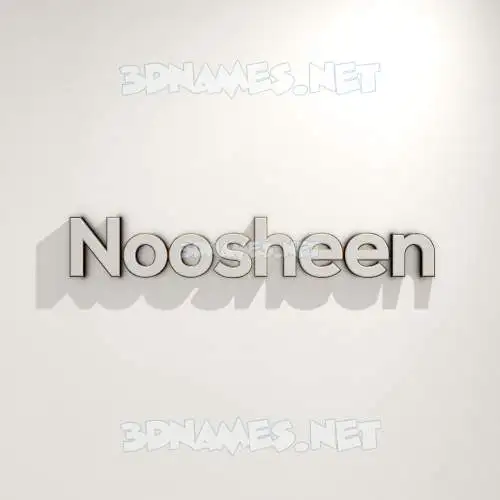noosheen in White Logo Warm style - 3D name wallpaper noosheen in White Logo Warm style - 3D name wallpaper