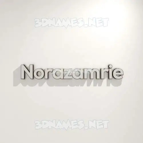 norazamrie in White Logo Warm style - 3D name wallpaper norazamrie in White Logo Warm style - 3D name wallpaper