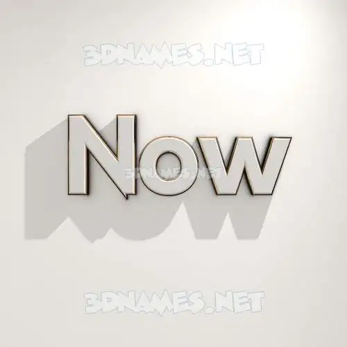 now in White Logo Warm style - 3D name wallpaper now in White Logo Warm style - 3D name wallpaper